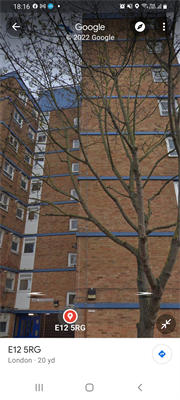 Front view of property