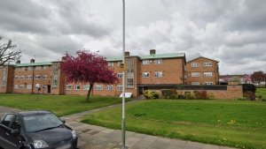Front view of property