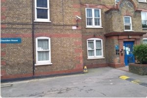 Front view of property