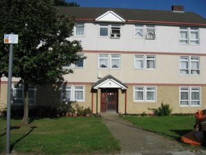 Front view of property
