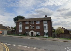 Front view of property